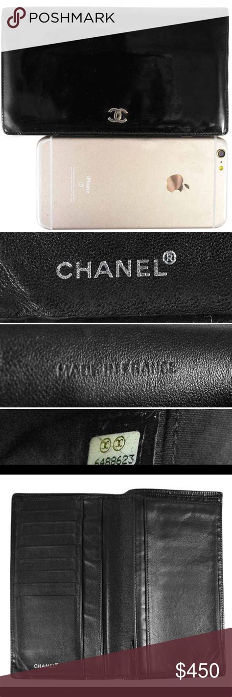 Chanel wallet speckles